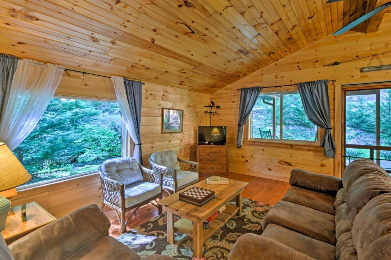 Bryson City Cabin With Fire Pit On Coopers Creek! Екстер'єр фото