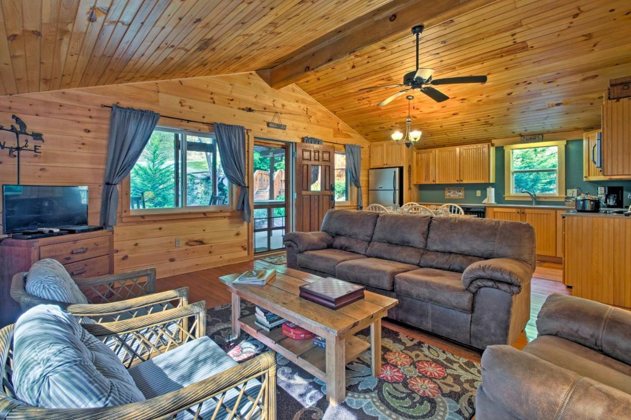 Bryson City Cabin With Fire Pit On Coopers Creek! Екстер'єр фото