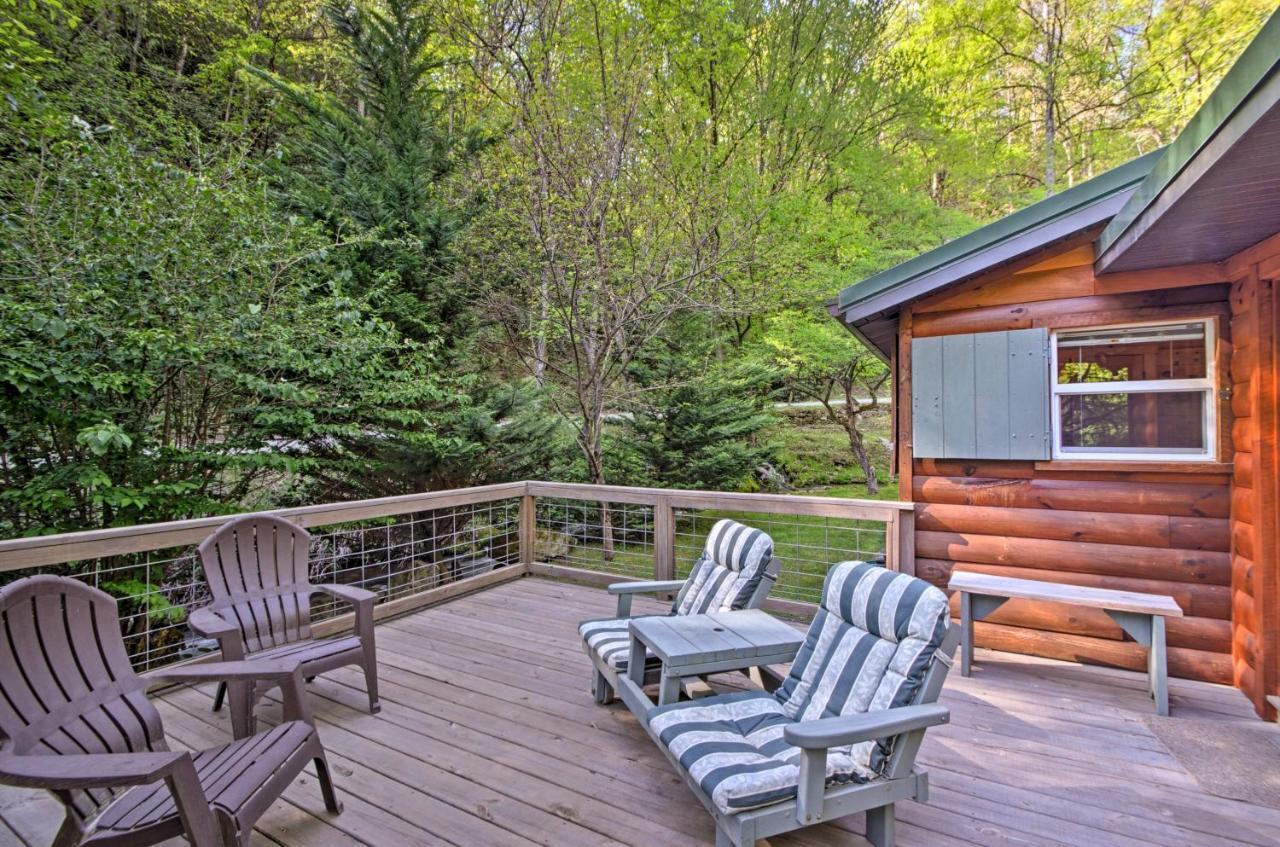 Bryson City Cabin With Fire Pit On Coopers Creek! Екстер'єр фото