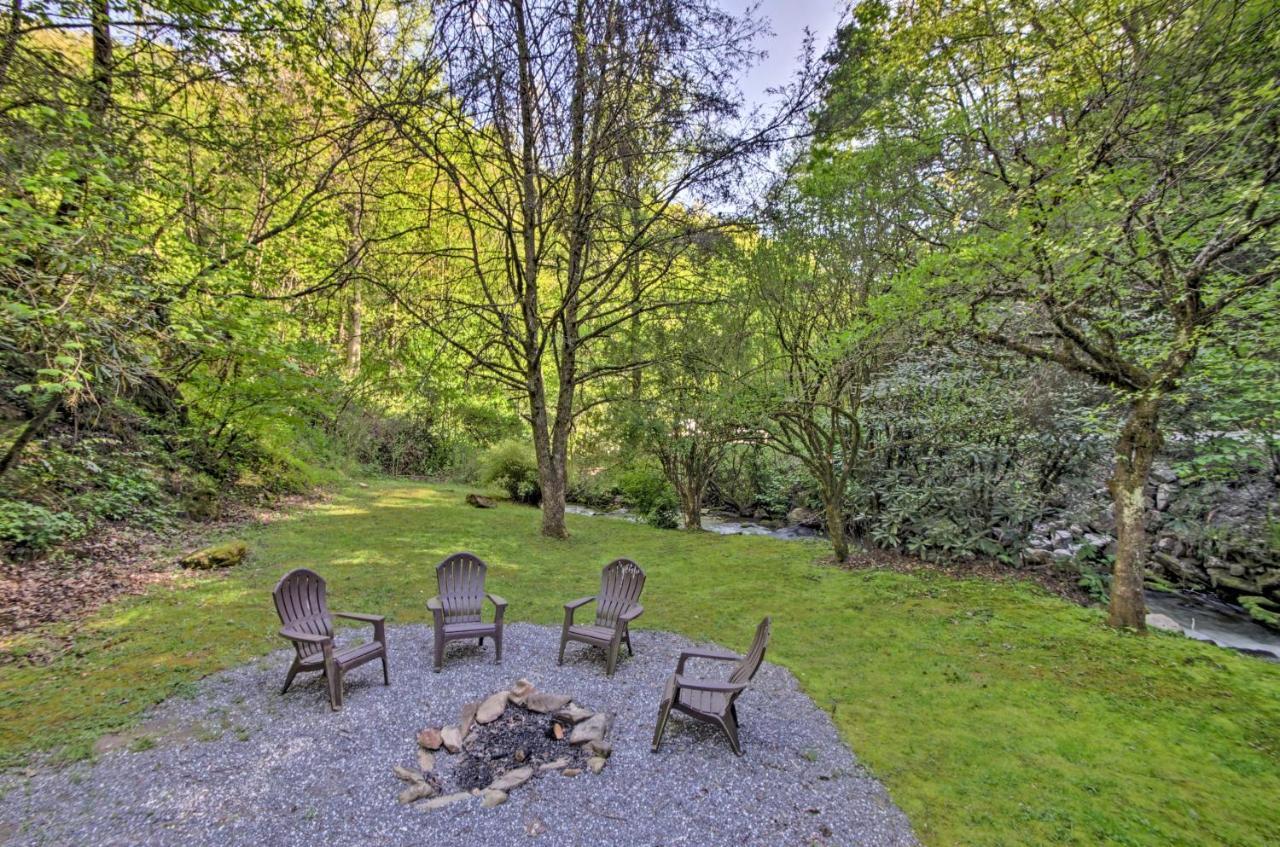 Bryson City Cabin With Fire Pit On Coopers Creek! Екстер'єр фото