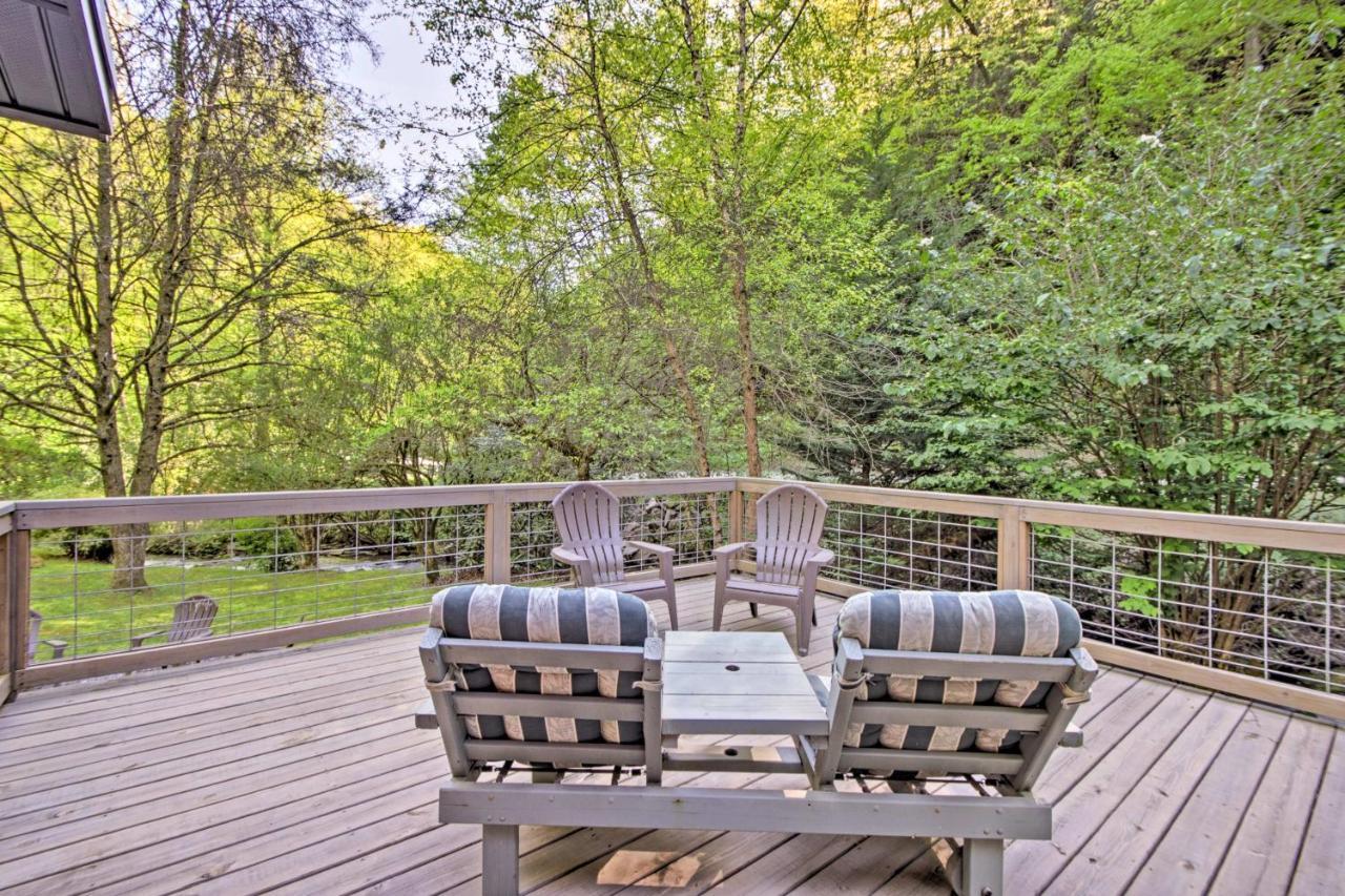 Bryson City Cabin With Fire Pit On Coopers Creek! Екстер'єр фото
