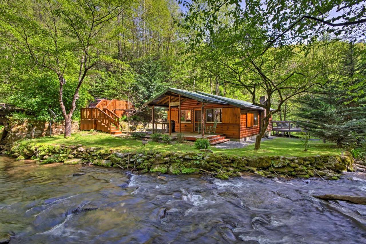 Bryson City Cabin With Fire Pit On Coopers Creek! Екстер'єр фото